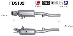 AS Filtru Funingine/Particule, Sist. De Esapament Fd5192 Mercedes-Benz A-Class/Cla (FD5192)