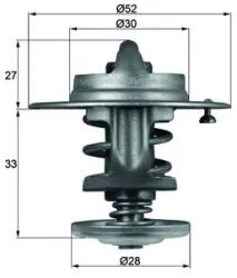 MAHLE Termostat, Lichid Racire Tx8083 Daihatsu Charade Ii/Charade Iii Lexus Is I (TX8083)
