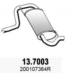 ASSO Toba Esapament Finala 13.7003 Dacia Duster (13.7003)