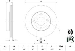 Bosch Disc Frana 0986479G92 Suzuki Celerio/Ignis Iii (0986479G92)