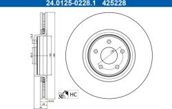 ATE Disc Frana 24.0125-0228.1 Ford Focus Iii (24.0125-0228.1)