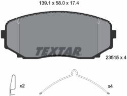TEXTAR Set Placute Frana, Frana Disc 2351503 Ford Usa Edge Lincoln Mkx Mazda Cx-5/Cx-7