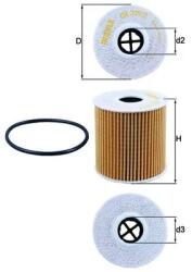 MAHLE Filtru Ulei Ox339/2D Citroën Berlingo/Berlingo / Berlingo First/C-Crosser/C2/C4
