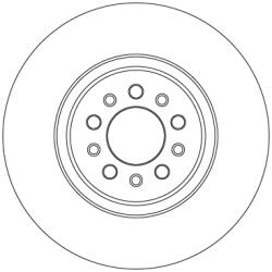 TRW Disc Frana Df6837S Jeep Cherokee