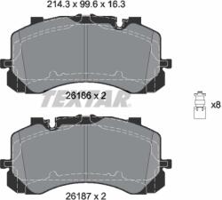 TEXTAR Set Placute Frana, Frana Disc 2618601 Bentley Bentayga