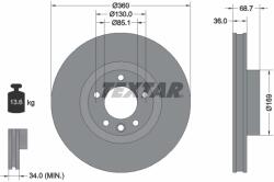 TEXTAR Disc Frana 92262705 Porsche Cayenne Vw Touareg (92262705)