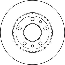 TRW Disc Frana Df4836S Kia Carnival I/Carnival Ii