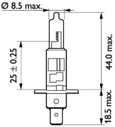 Philips Bec, Far Faza Lunga 13258Mlc1 Daf 65 Cf/75 Cf/Cf/Cf 65/Cf 75/Cf 85/F 2300/F 2700 (13258MLC1)