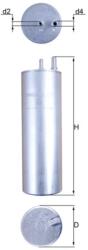MAHLE Filtru Combustibil Kl229/5 Vw California T5/California T6/Multivan T5 (KL229/5)