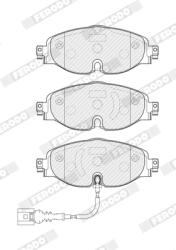 FERODO Set Placute Frana, Frana Disc Fdb4433 Audi A3/A3 Allstreet/Q2/Q3/Tt Cupra Leon