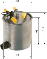 Bosch Filtru Combustibil F026402182 Nissan Nv200/Qashqai I
