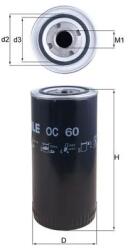 MAHLE Filtru Ulei Oc60 Agrale 13-Series/6-Series/7-Series/8-Series/9-Series Astra Hd 7