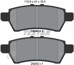 TEXTAR Set Placute Frana, Frana Disc 2424001 Nissan Navara Np300/Pathfinder Iii/Xterra (2424001)