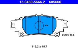 ATE Set Placute Frana, Frana Disc 13.0460-5666.2 Lexus Gs/Is Iii (13.0460-5666.2)