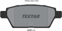 TEXTAR Set Placute Frana, Frana Disc 2458102 Besturn (Faw) B70/B90/X80 Ford Fusion