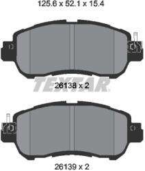 TEXTAR Set Placute Frana, Frana Disc 2613801 Nissan Almera/Kicks/Note