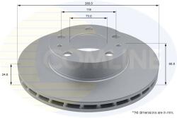 COMLINE Disc Frana Adc1535V Citroën Jumper I/Jumper Ii Fiat Ducato Peugeot Boxer (ADC1535V)