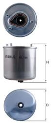 KNECHT Filtru Combustibil Kl780 Ford B-Max/C-Max/C-Max Ii/Ecosport/Fiesta Vi/Focus Iii (KL780)