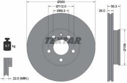 TEXTAR Disc Frana 92109803 Ford Galaxy I/Galaxy Mk I Seat Alhambra Vw California T4