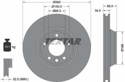 TEXTAR Disc Frana 92121805 Audi Q7 Porsche Cayenne Vw Touareg (92121805)