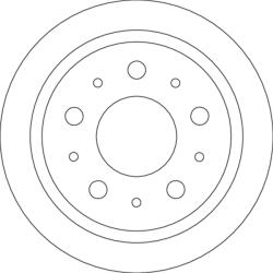 TRW Disc Frana Df4750 Citroën Jumper Ii Fiat Ducato Peugeot Boxer