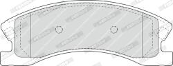 FERODO Set Placute Frana, Frana Disc Fdb1659 Jeep Grand Cherokee Ii