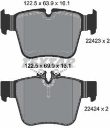 TEXTAR Set Placute Frana, Frana Disc 2242301 Mercedes-Benz C-Class/C-Class T-Model/Glc (2242301)