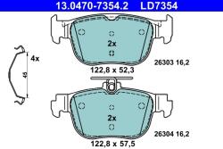 ATE Set Placute Frana, Frana Disc 13.0470-7354.2 Audi A3/A3 Allstreet Cupra Formentor