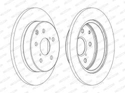 FERODO Disc Frana Ddf1846C Landwind (Jmc) X5 Toyota Mark X Zio I/Rav 4 Iii/Rav 4 Iv