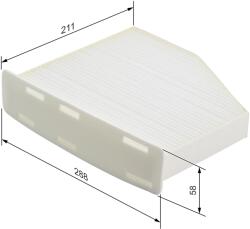 Bosch Filtru, Aer Habitaclu 1987432097 Audi A3/Q3/Tt Seat Alhambra/Altea/Leon Vw Cc B7 (1987432097)