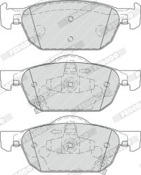 FERODO Set Placute Frana, Frana Disc Fdb4269 Honda Accord Viii/Civic Ix/Civic Viii