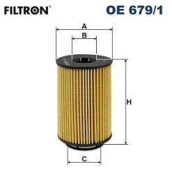 FILTRON Filtru Ulei Oe679/1 Alpina B5/B6/B6 Gran/B7/B8 Gran/Xb7 Bmw 5/5 Gran Turismo/6/7