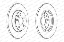 FERODO Disc Frana Ddf1158C Ford Galaxy I/Galaxy Mk I Seat Alhambra Vw California T4