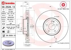 BREMBO Disc Frana 09. D529.13 Mercedes-Benz C-Class/Cls/E-Class/E-Class T-Model/Glc (09.D529.13)
