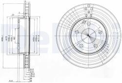 DELPHI Disc Frana Bg3755C Mercedes-Benz E-Class/E-Class T-Model/S-Class (BG3755C)