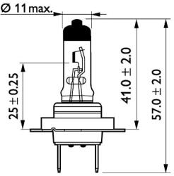 Philips Bec, Far Faza Lunga 13972Mdbvs2 Daf 65 Cf/75 Cf/Cf/Cf 65/Cf 75/Cf 85/Lf/Lf 45/Xf