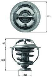 MAHLE Termostat, Lichid Racire Tx11795D Audi A4 B6/A4 B8/A5/A6 C7/Q3/Q5 Vw Eos/Jetta Ii