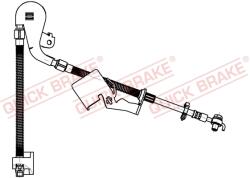 QUICK BRAKE Furtun Frana 50.704X Peugeot 407 (50.704X)