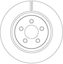 TRW Disc Frana Df6263 Dodge Nitro Jeep Cherokee/Compass