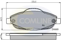COMLINE Set Placute Frana, Frana Disc Cbp01765 Peugeot 3008/3008 I/308/308 I/308 Sw I/408