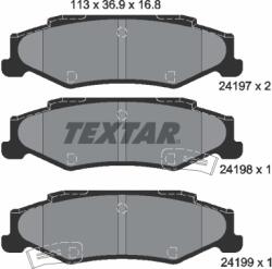 TEXTAR Set Placute Frana, Frana Disc 2419701 Cadillac Xlr Chevrolet Corvette