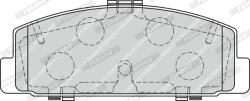 FERODO Set Placute Frana, Frana Disc Fdb1721 Mazda 323 F Vi/323 S Vi/6/626 V/Premacy (FDB1721)