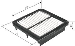 Bosch Filtru Aer F026400352 Suzuki Jimny Autoturism De Teren, (F026400352)