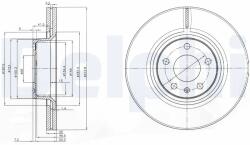 DELPHI Disc Frana Bg3942 Audi A6 C5/A6 C6 Audi (Faw) A6L C6 (BG3942)