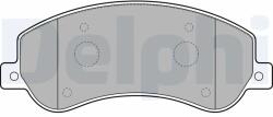 DELPHI Set Placute Frana, Frana Disc Lp2257 Vw Amarok
