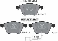TEXTAR Set Placute Frana, Frana Disc 2380101 Audi A3 Audi (Faw) A6L C6 Skoda Superb Ii