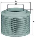 KNECHT Filtru Aer Lx2808/1 Ford Ranger/Ranger Ii Ford Asia & Oceania Everest (LX2808/1)