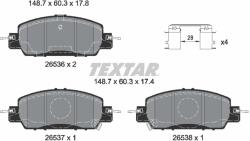 TEXTAR Set Placute Frana, Frana Disc 2653601 Honda Civic Xi/E