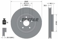 TEXTAR Disc Frana 92304305 Daihatsu Altis Lexus Es/Ux Toyota Avalon/C-Hr/Camry/Corolla (92304305)