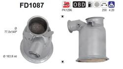AS Filtru Funingine/Particule, Sist. De Esapament Fd1087 Audi A3 Seat Leon (FD1087)